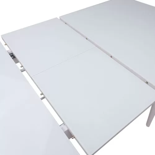 картинка Стол раздвижной Винер, 120(152)*70, белый, закаленное стекло + лдсп