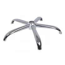 Основание стула, (крестовина R=300мм), (металл), хром фотография