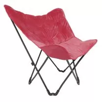 Кресло складное Maggy, красный, ткань фотография
