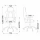 картинка Кресло поворотное Raptor, синий + черный, экокожа картинка Кресло поворотное Raptor, синий + черный, экокожа