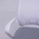 картинка Кресло рабочее, поворотное RICCI NEW, white, ткань/сетка, светло-серый