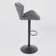 картинка Стул барный Berlin, темно-серый, велюр