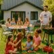 картинка Стол садовый складной, белый, hdpe-пластик, круглый
