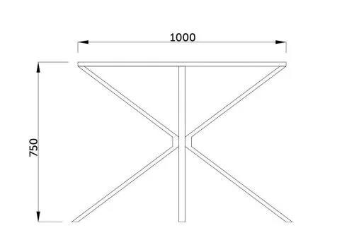 картинка Стол Dallas, прозрачный, закаленное стекло