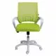 картинка Кресло поворотное RICCI NEW, WHITE (салатовый)