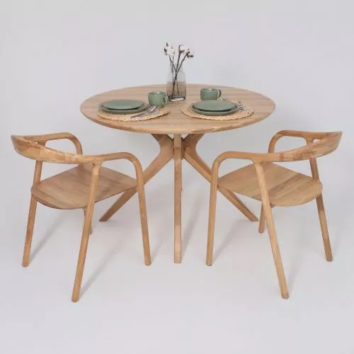 картинка Стол Оксфорд, дуб натуральный с бесцветным покрытием