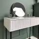 картинка Стол-консоль SHTABE ROYAL 5011 эко, Белый-Белый-Черный