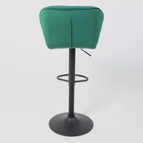 картинка Стул барный Berlin, зеленый, велюр
