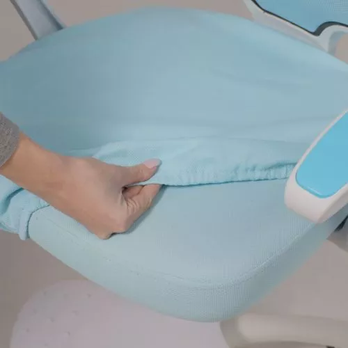 картинка Кресло поворотное CINEMA, ткань, (синий)