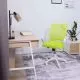 картинка Кресло поворотное RICCI NEW, WHITE (салатовый)